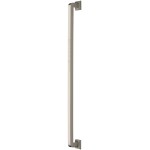 M Marcus Heritage Brass Door Pull Handle Square Vintage Design 490mm length